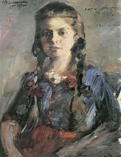 Lovis Corinth Wilhelmine mit Zopfen china oil painting image